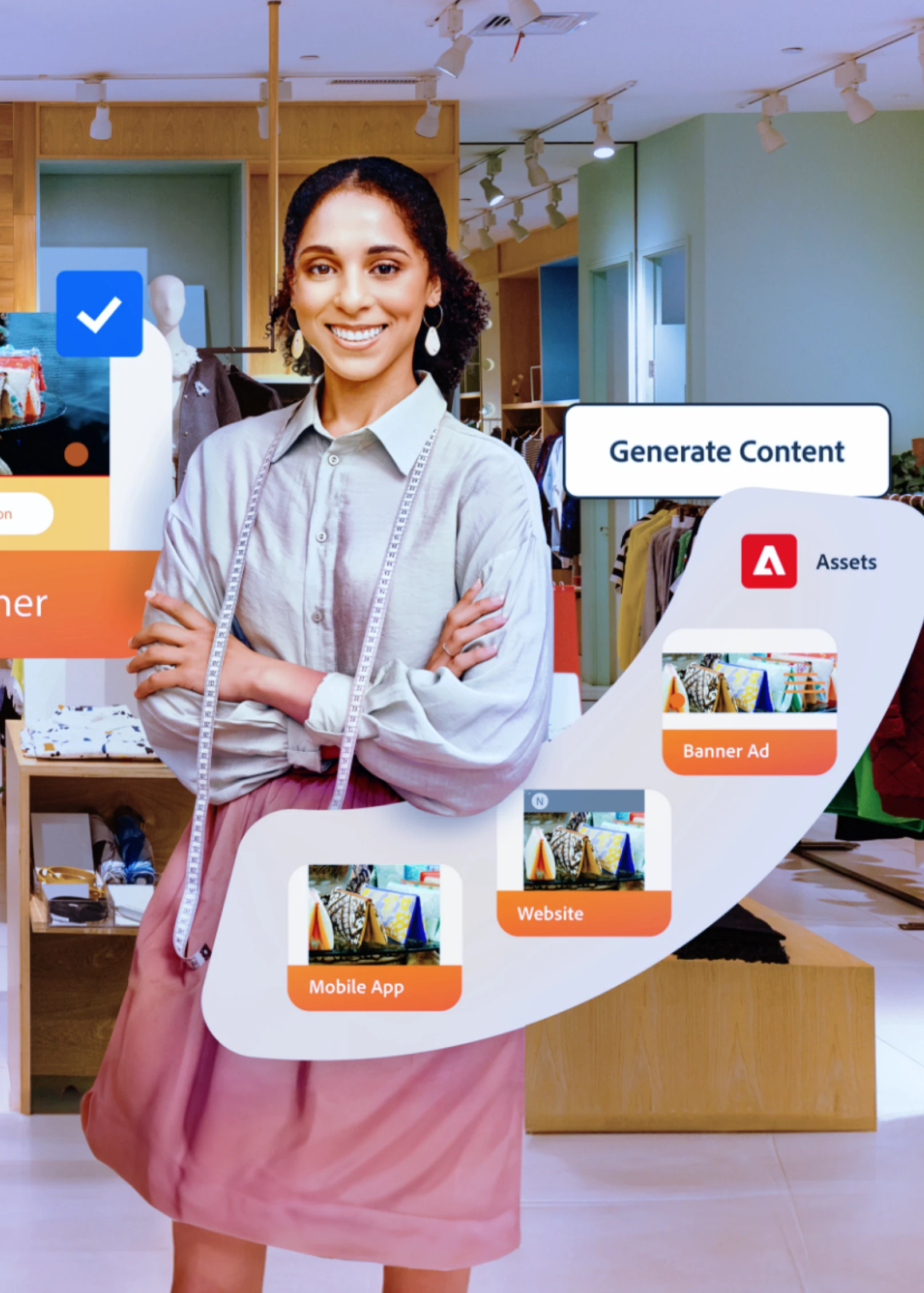 Adobe for Business page design