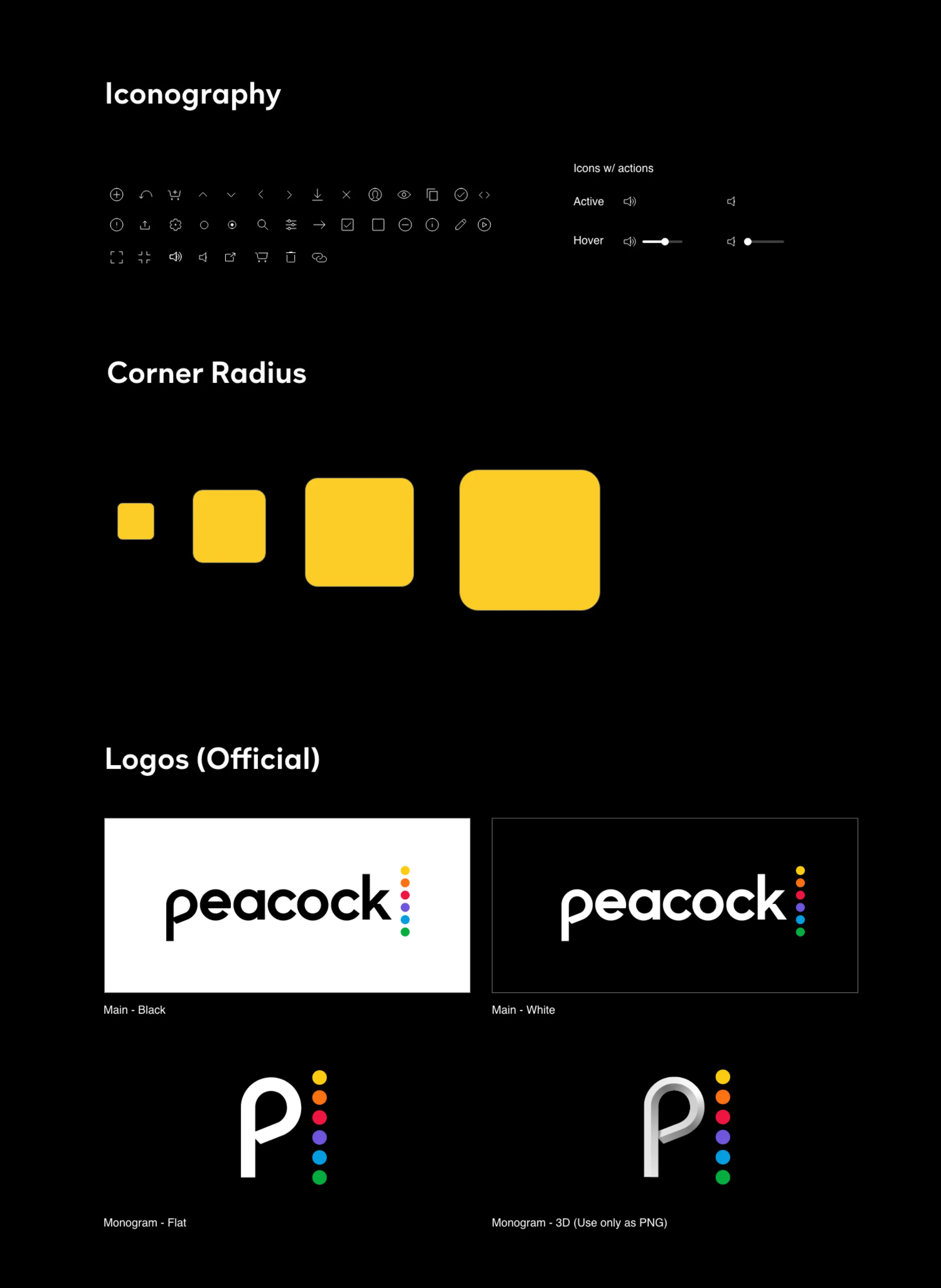 Peacock design system