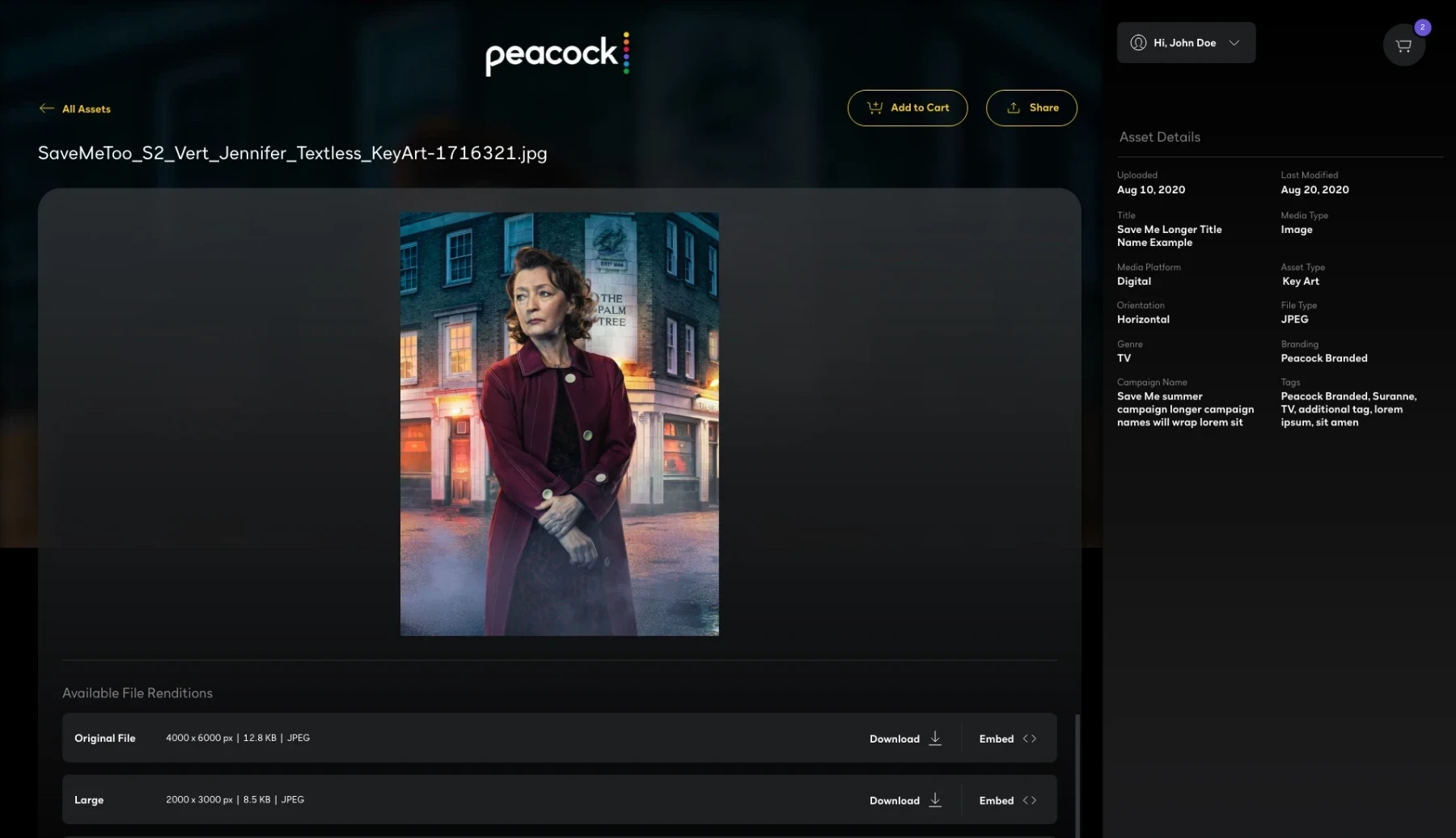 Peacock design system application