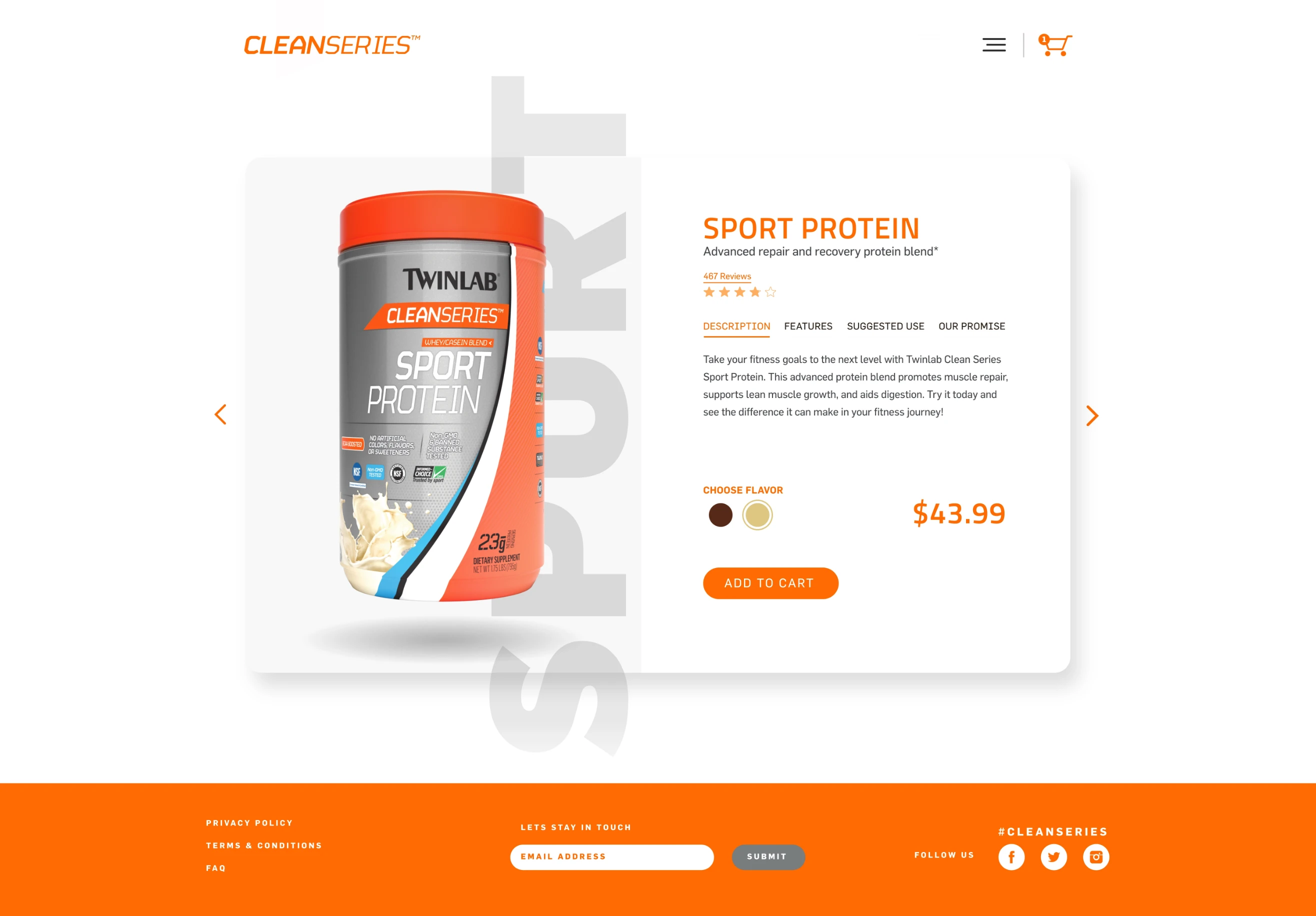CleanSeries product motion study