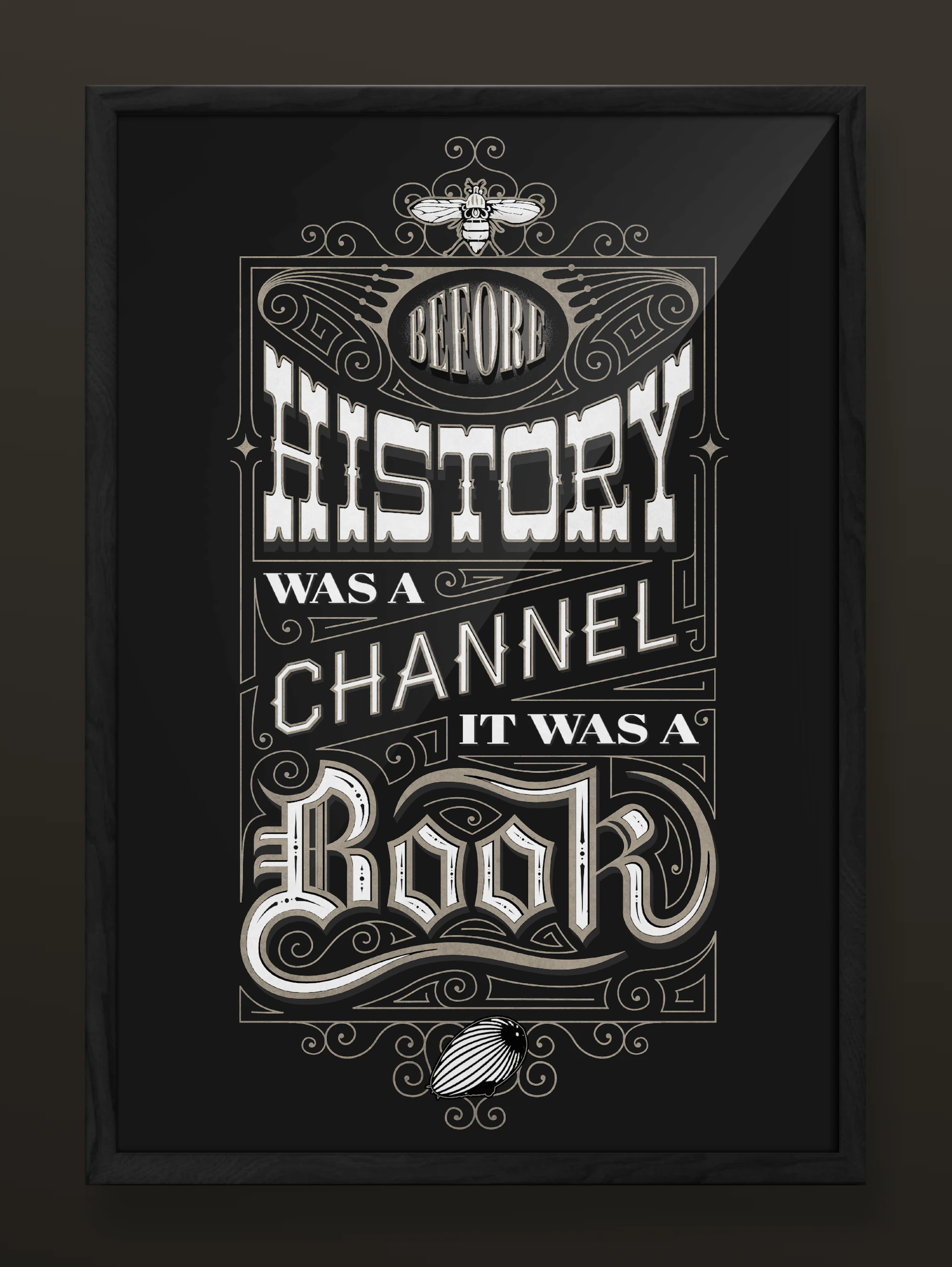 Weller typography poster